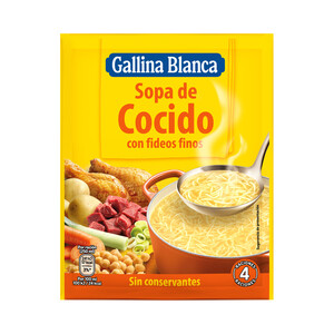 GALLINA BLANCA Sopa de cocido sobre de 72 g.