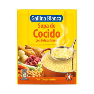 GALLINA BLANCA Sopa de cocido GALLINA BLANCA sobre de 72 g.