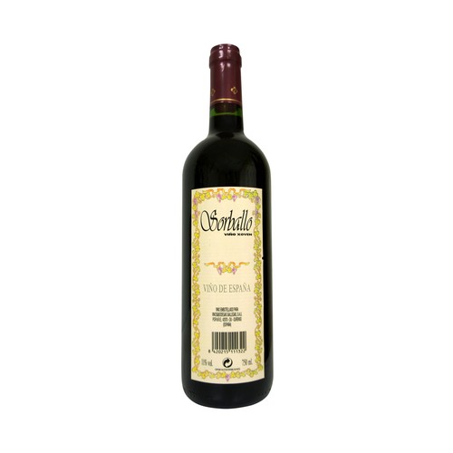 SORBALLO Vino tinto sin denominación de origen SORBALLO botella de 75 cl.