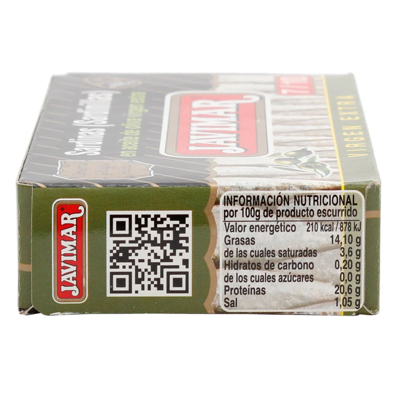 Sardinillas en aceite de oliva virgen extra lata de 65 g..