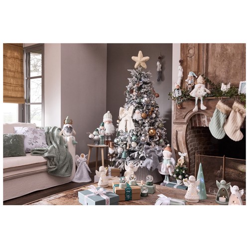 Figura Extendible Santa Cláus, Ángel y Reno decoración Navidad 65cm modelos surtidos, ACTUEL