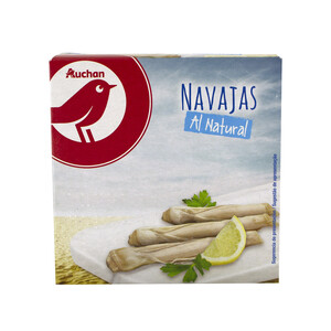 Imagen de PRODUCTO ALCAMPO Navajas Chilenas al natural lata de 63 g.