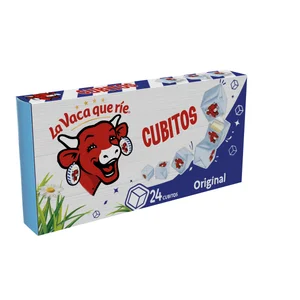 LA VACA QUE RÍE Queso fundido en porciones LA VACA QUE RÍE CUBITOS 24 uds. 125 g.