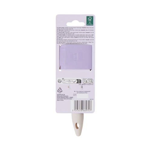 COSMIA Mini cepillo redondo desenredante, para todo tipo de cabellos.
