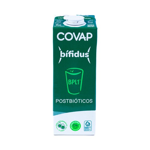 COVAP Bebida láctea con bífidus y postbiótiocos 1 l.