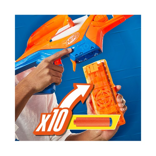 Lanzador Nerf N series Pinpoit con 18 dardos, +8 años, NERF.