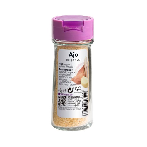 CARMENCITA Ajo en polvo 60 g.