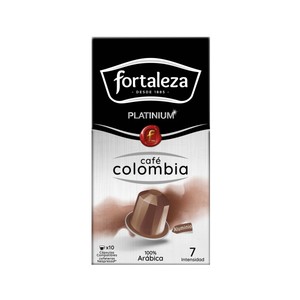 FORTALEZA PLATINIUM Café en cápsulas colombia I7, 10 uds.