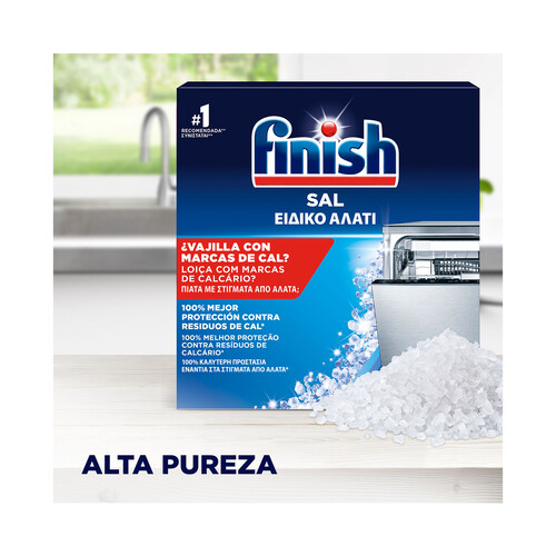 FINISH Sal protección lavavajillas FINISH 4 kg.