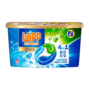 Detergente en cápsulas, 4 en 1 WIPP EXPRESS 30 uds.