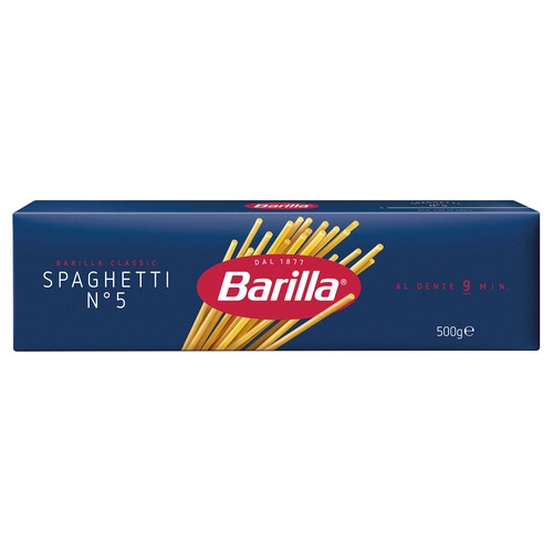 BARILLA Pasta Spaguetti N.5 (Espagueti) BARILLA 500 g.