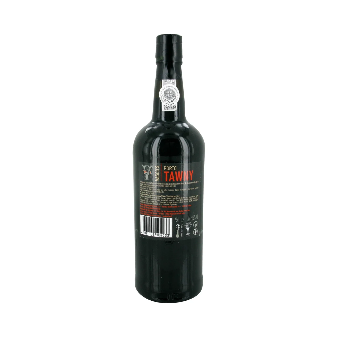 VASCO"S  Vino tinto de Oporto tawny VASCO"S botella 75 cl.