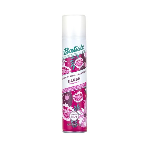 BATISTE Champú en seco en spray con seductor aroma a flores 200 ml.