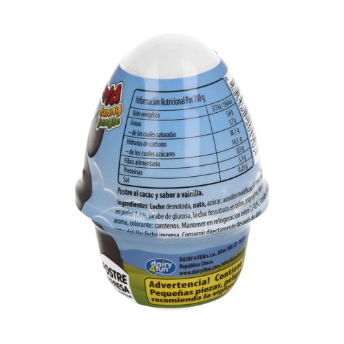 KID"S WORLD Postre de chocolate y vainilla con sorpresa KID"S WORLD 70 g.