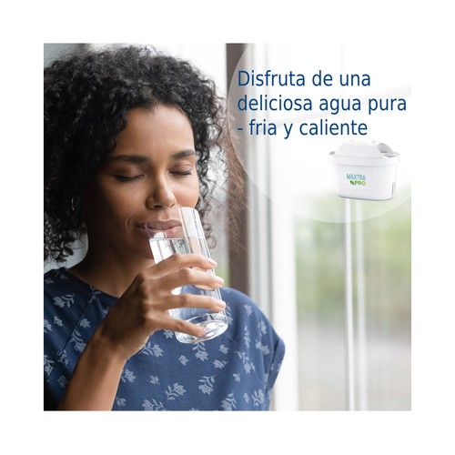 BRITA Jarra con filtro de agua Aluna blanca (2,4 l) incl 1x cartucho MAXTRA PRO All-in-1 - jarra para frigorífico con  digital