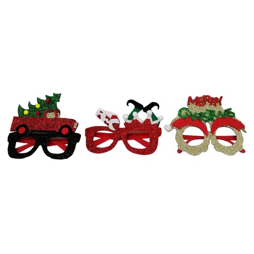 Gafas de fantasía roja y verde modelos surtidos, ACTUEL