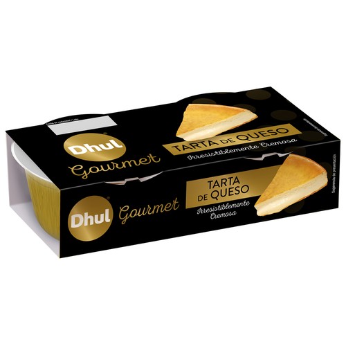 DHUL Gourmet Tarta de queso cremosa 2 x 100 g.