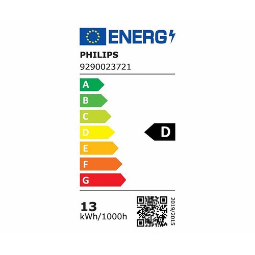 Bombilla Led E27, 18W=120W, luz cálida 2700K, 2000lm, PHILIPS.
