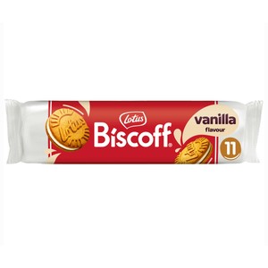 Imagen de LOTUS Biscoff Galletas caramelizadas rellenas de vainilla 110 g.