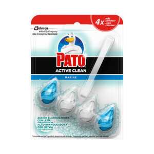 Pastillas WC Marine, acción blanqueadora con lejía PATO ACTIVE CLEAN 37 g.