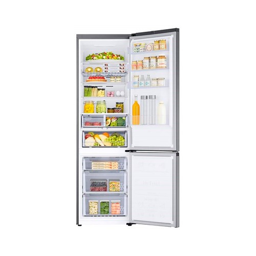 Frigorífico combi SAMSUNG RB38T675CS9/EF NO FROST, clasificación energética: E, H: 203cm, A: 59,5cm, F: 65,8cm, capacidad total: 393L.