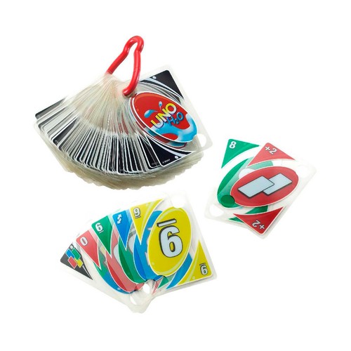 Juego de cartas de viaje, de 2 a 7 jugadores Uno h2o to go UNO.