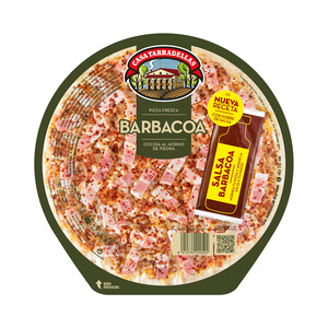Imagen de CASA TARRADELLAS Pizza fresca de carne asada a la barbacoa, cocida al hono de piedraCASA TARRADELLAS 430 g.