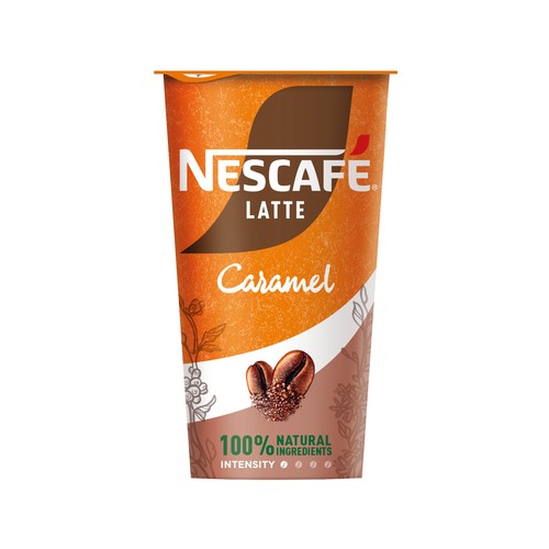 Bebida de café con leche y caramelo NESCAFÉ Latte 190 ml.
