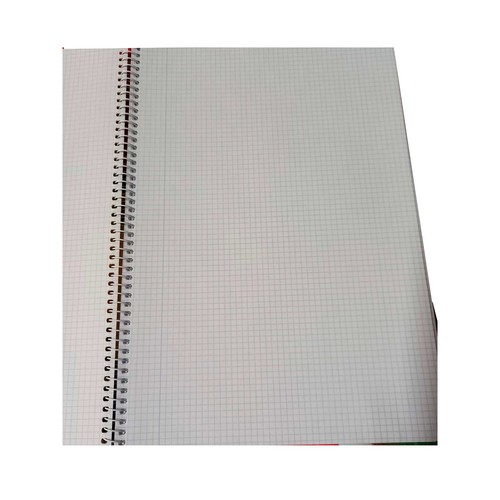 Cuaderno A5 cuadrícula 4x4 y 80 hojas, PRODUCTO ECONÓMICO ALCAMPO.