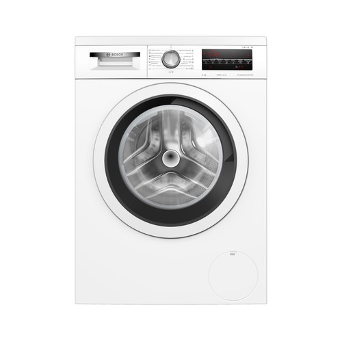 Lavadora BOSCH WUU28T63ES blanca 8KG, clasificación energética: A, 1400RPM, H: 84,5cm, A: 59,8cm, F: 59cm.