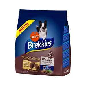 BREKKIES Tenderissimo Alimentación para perro seco de sabor a buey  2.5 kg
