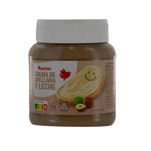 PRODUCTO ALCAMPO Crema de avellana y leche 400 g.