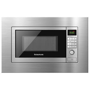 Imagen de Microondas integrable TAURUS ELBRUS, color inox, capacidad 20L, potencia: 700W, grill: 1000W.