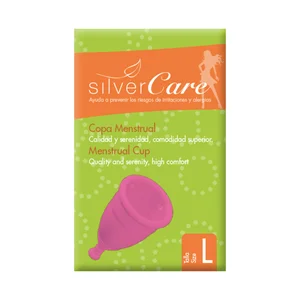 SILVERCARE Copa menstrual de talla L SILVERCARE