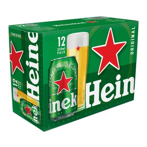 Imagen de HEINEKEN Cervezas pack de 12 latas de 33 cl.
