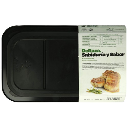Bandeja de cinta de lomo ibérico adobado DERAZA 350 g