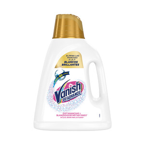 VANISH Potenciador del lavado multifunción con triple efecto: quitamanchas, blanqueante instantáneo y cuidado/brillo de los blancos VANI9SH OXI ADVANCE 1,6 l.