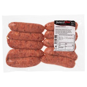Chorizos criollos (cerdo-vacuno).