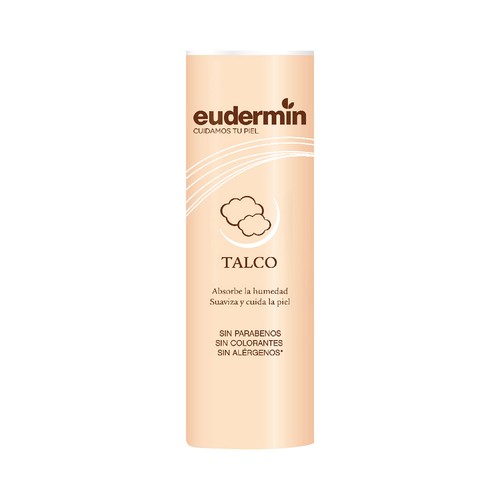 EUDERMIN Bote de polvos de talco absorvedores de humedad  200 g.
