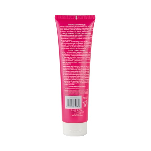YACEL Gel reductor, acelerador intensivo quema grasa, zonas rebeldes YACEL Perfect booster 150 ml.