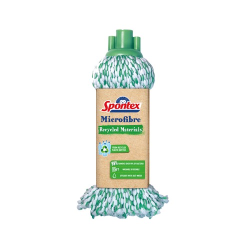 SPONTEX Recambio fregona microfibras (materiales reciclados) SPONTEX