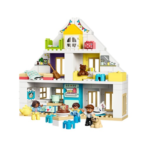 Juego de construcción Casa de juegos modular con 129 piezas, Duplo 10929 LEGO.