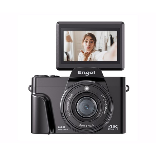 Cámara fotográfica compacta ENGEL EC3000B, 4K, estabilizador de imagen, WiFi, 850 mAh