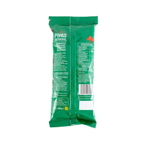 PRODUCTO ALCAMPO Pipas de girasol ligeramente saladas 200 g