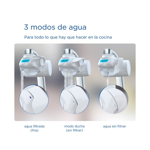 Sistema de filtración de agua para grifo, incluye 1 cartucho para 600 litros, On tap BRITA.
