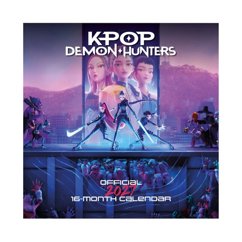 Calendario 2027 30x30 K-POP Demon Hunters. GRUPO ERIK
