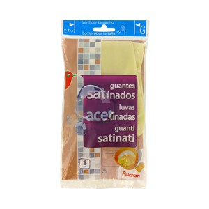 PRODUCTO ALCAMPO Guantes de látex satinado talla grande 8-8 1/2 PRODUCTO ALCAMPO 1 par