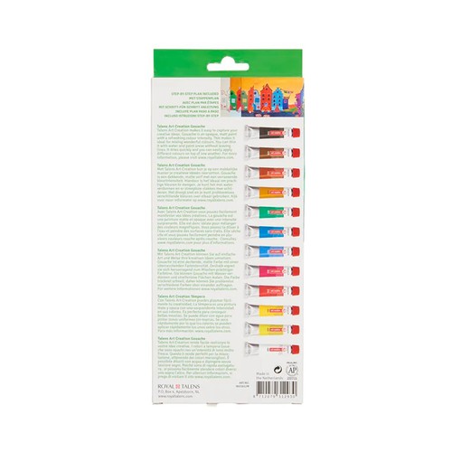 Set 12 tubos tempera 12ml. TALENS ARTCREATION. 9021612M