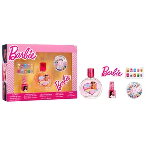 BARBIE Estuche con colonia infantil, esmalte y accesorios para uñas.