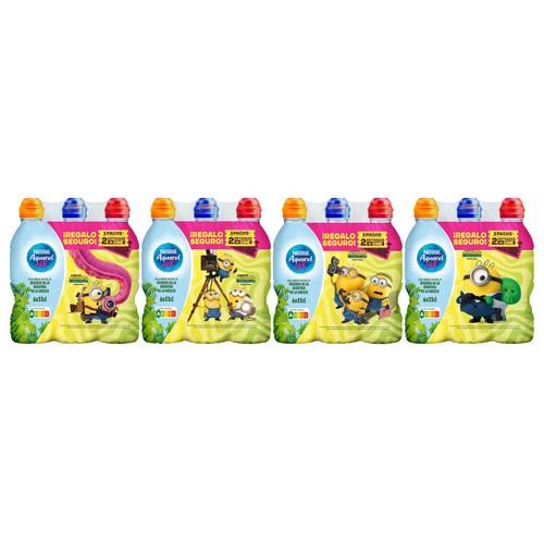 AQUAREL Agua mineral botella de 33 cl pack de 6 uds.